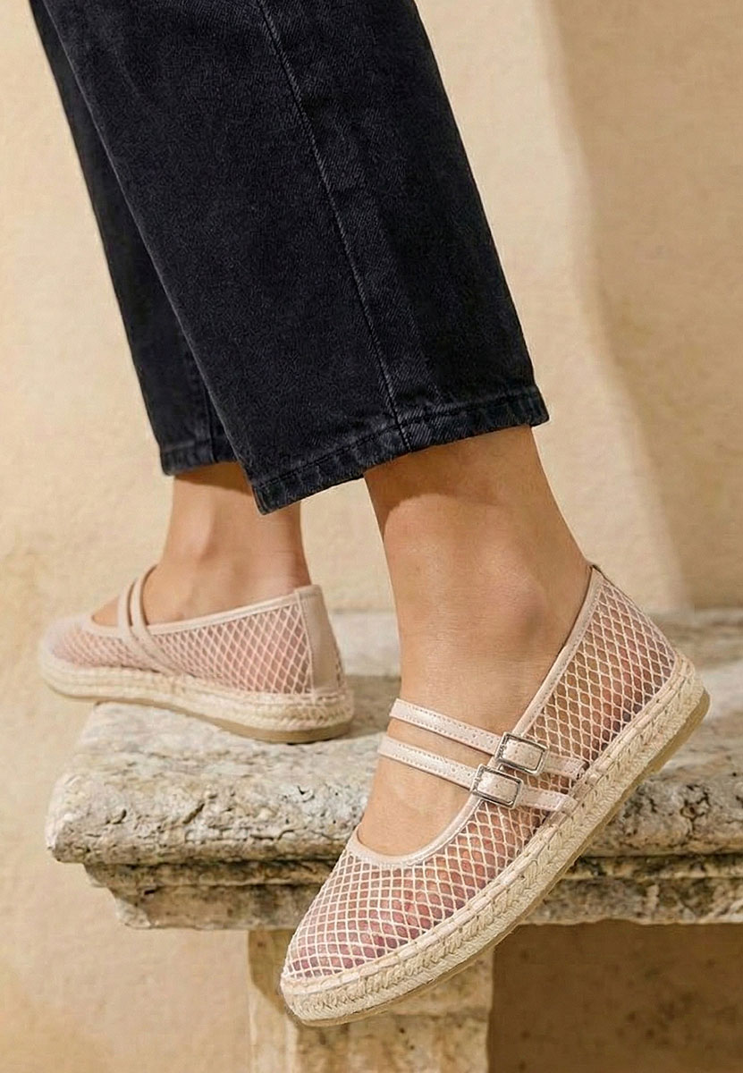 E-shop Béžové dámske espadrilky Nikia