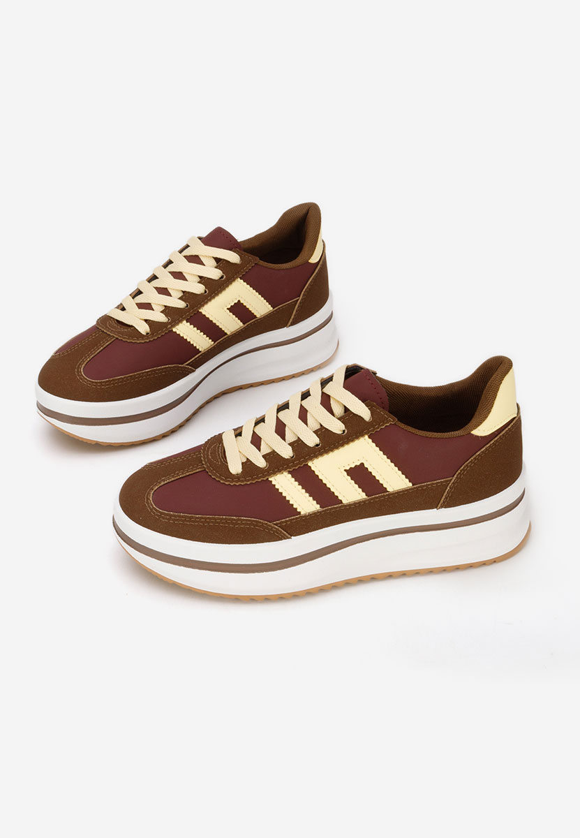 Hnedé tenisky na platforme Jesie