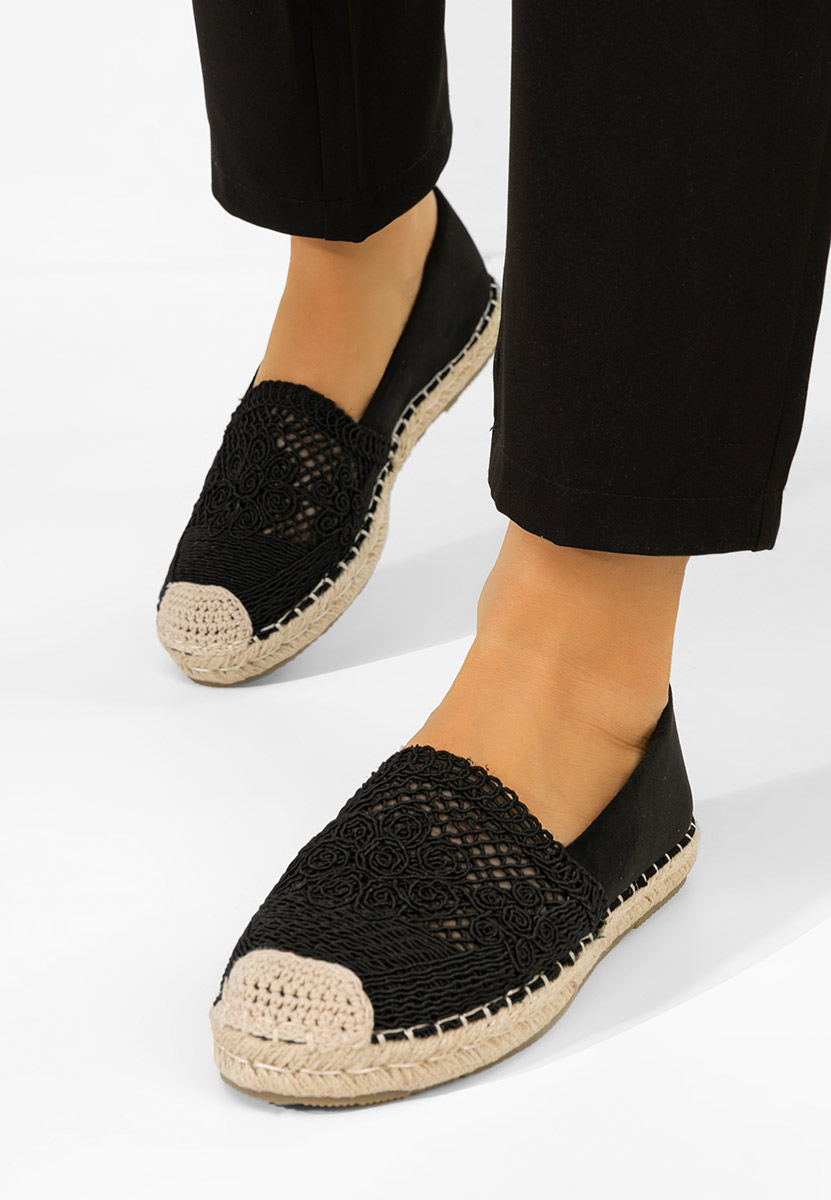 E-shop Čierne dámske espadrilky Thaisa