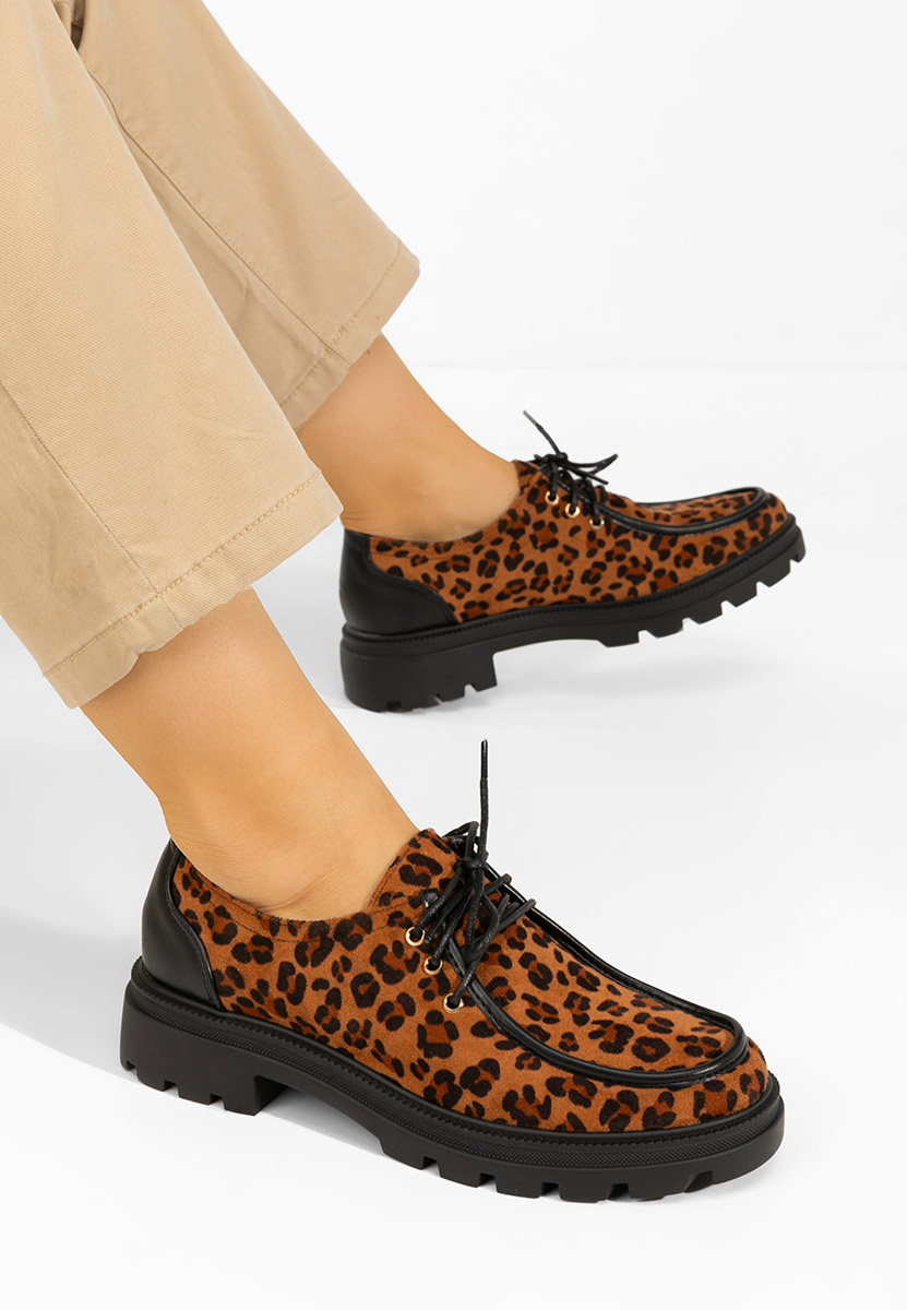E-shop Leopardie dámske poltopánky Seliora