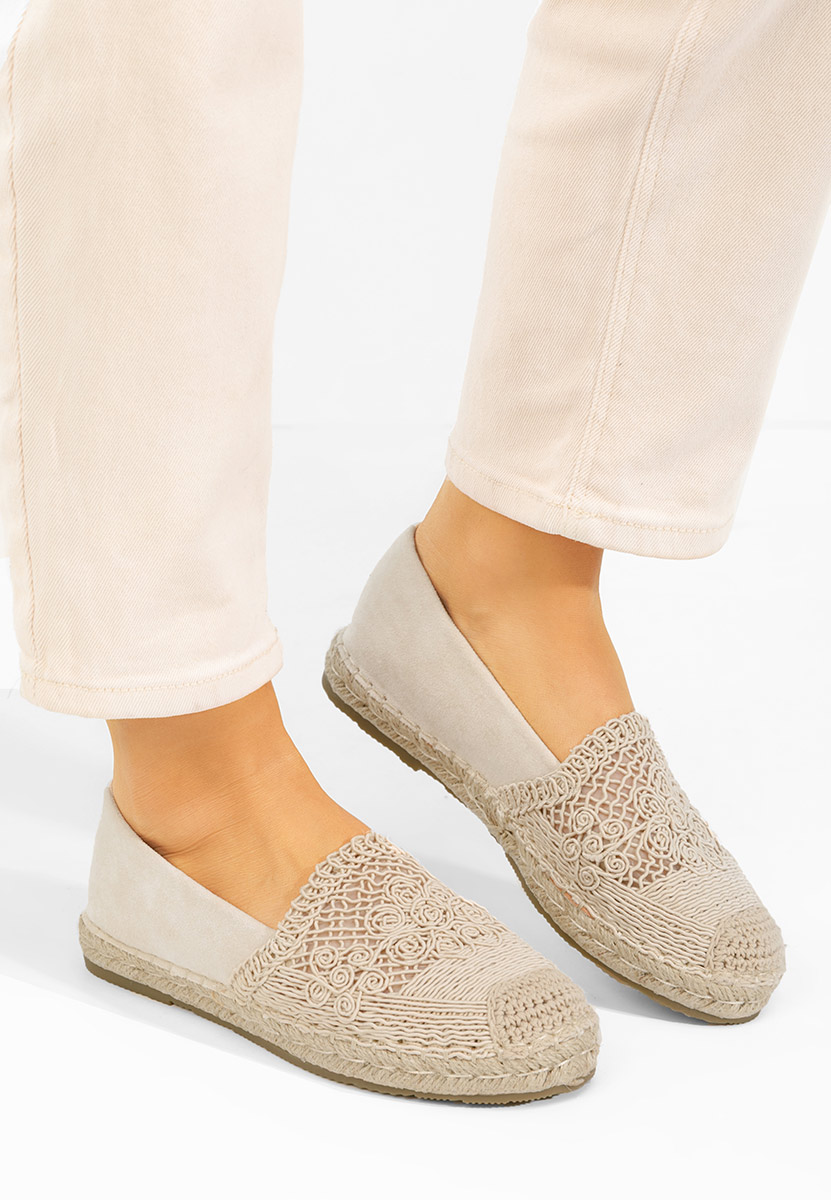 E-shop Béžové dámske espadrilky Thaisa