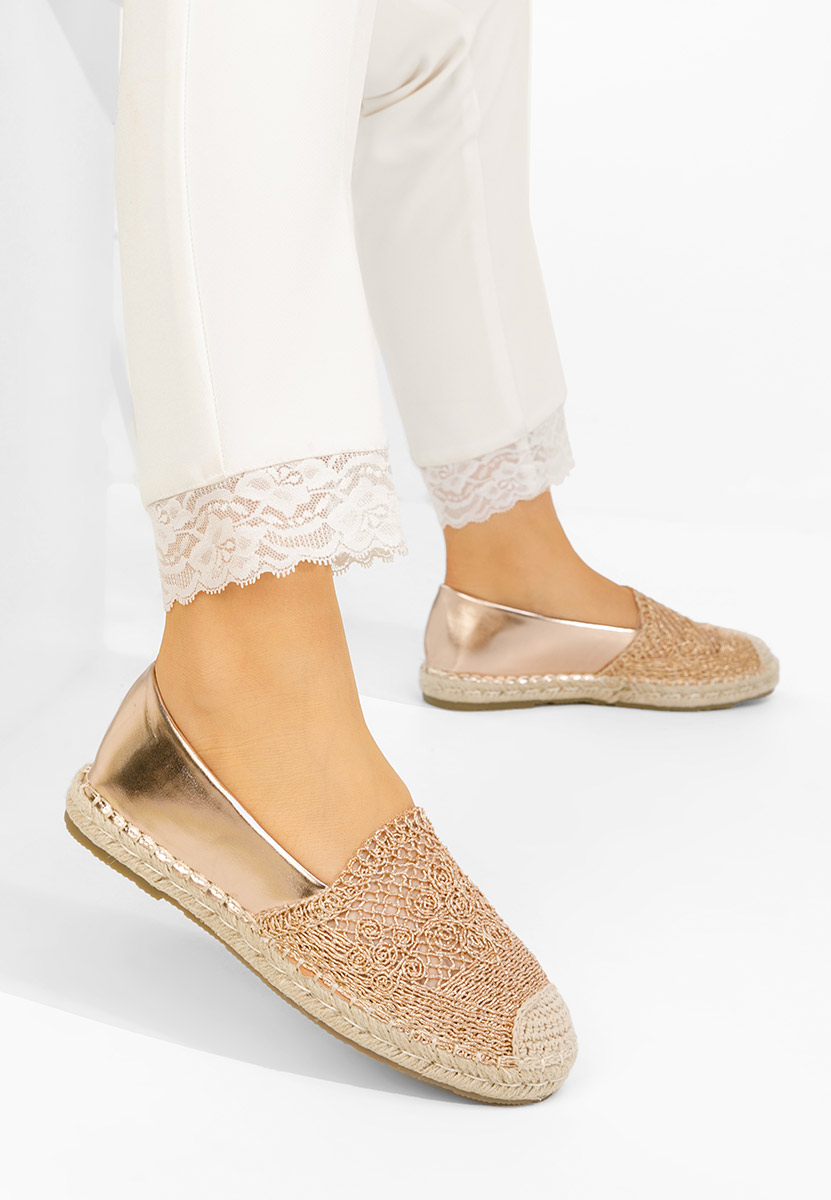 E-shop šampanské dámske espadrilky Thaisa