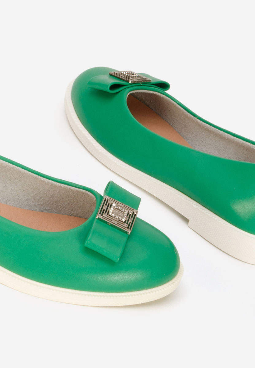 Zelené balerínky Sidiona