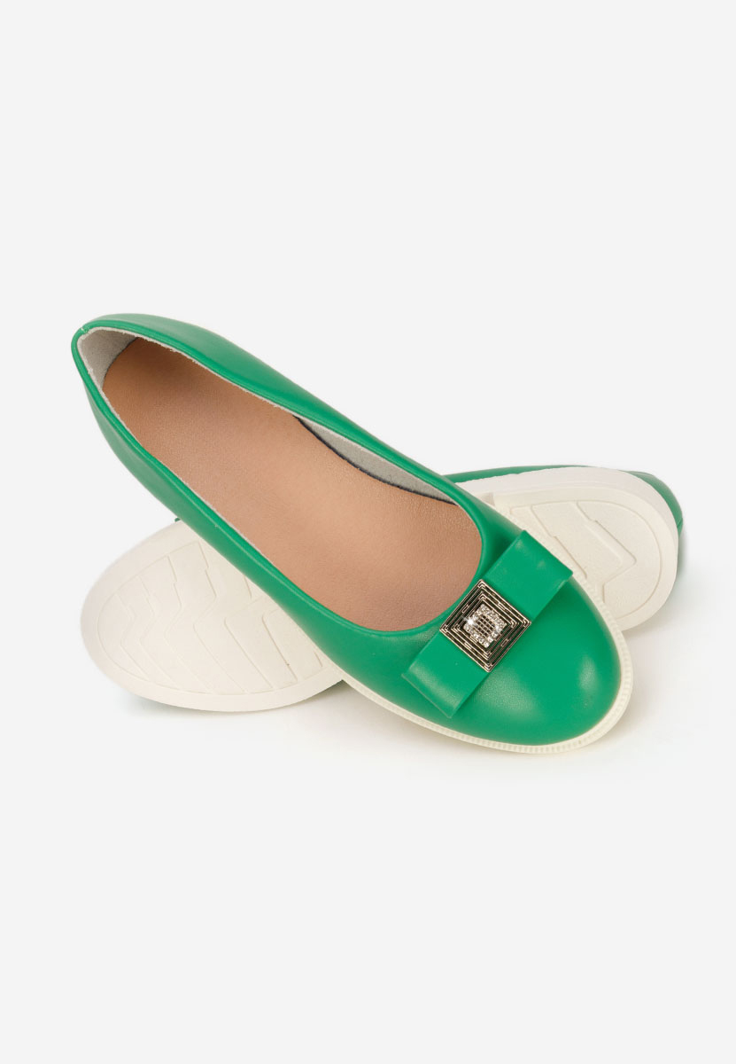 Zelené balerínky Sidiona