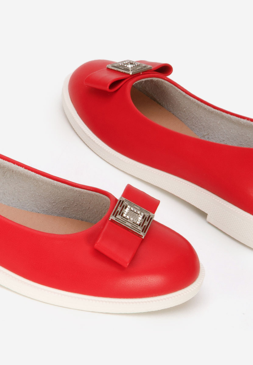 Červené balerínky Sidiona