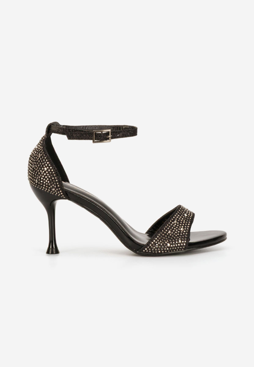 Čierne dámske elegantné sandále Persiana