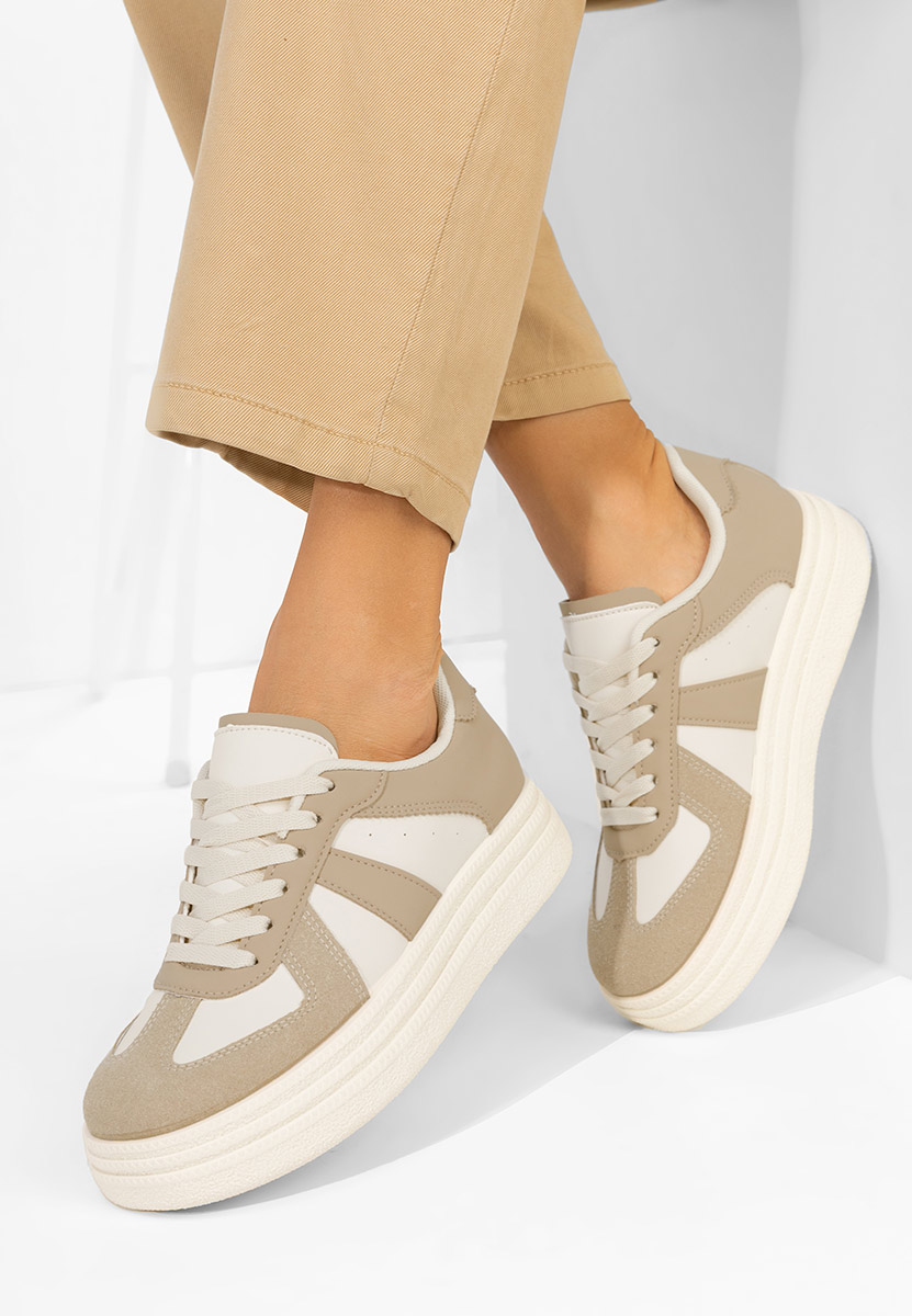 E-shop Khaki tenisky na platforme Serinia