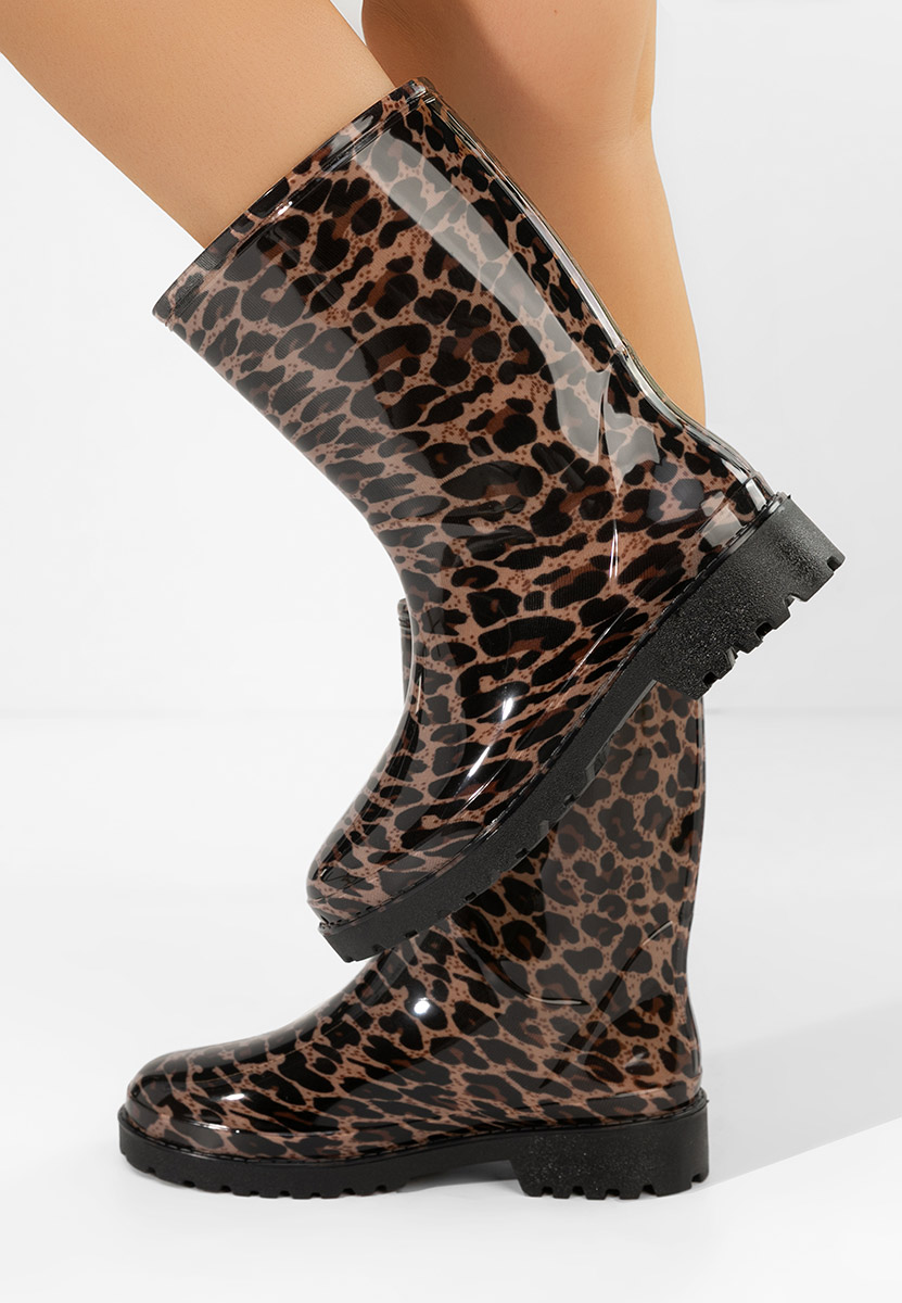 Leopardie dámske gumáky Jalena