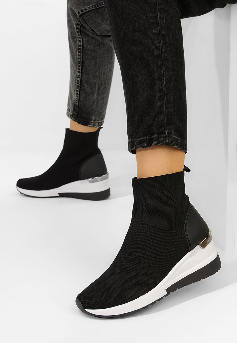 E-shop Čierne dámske sneakersy Jessina