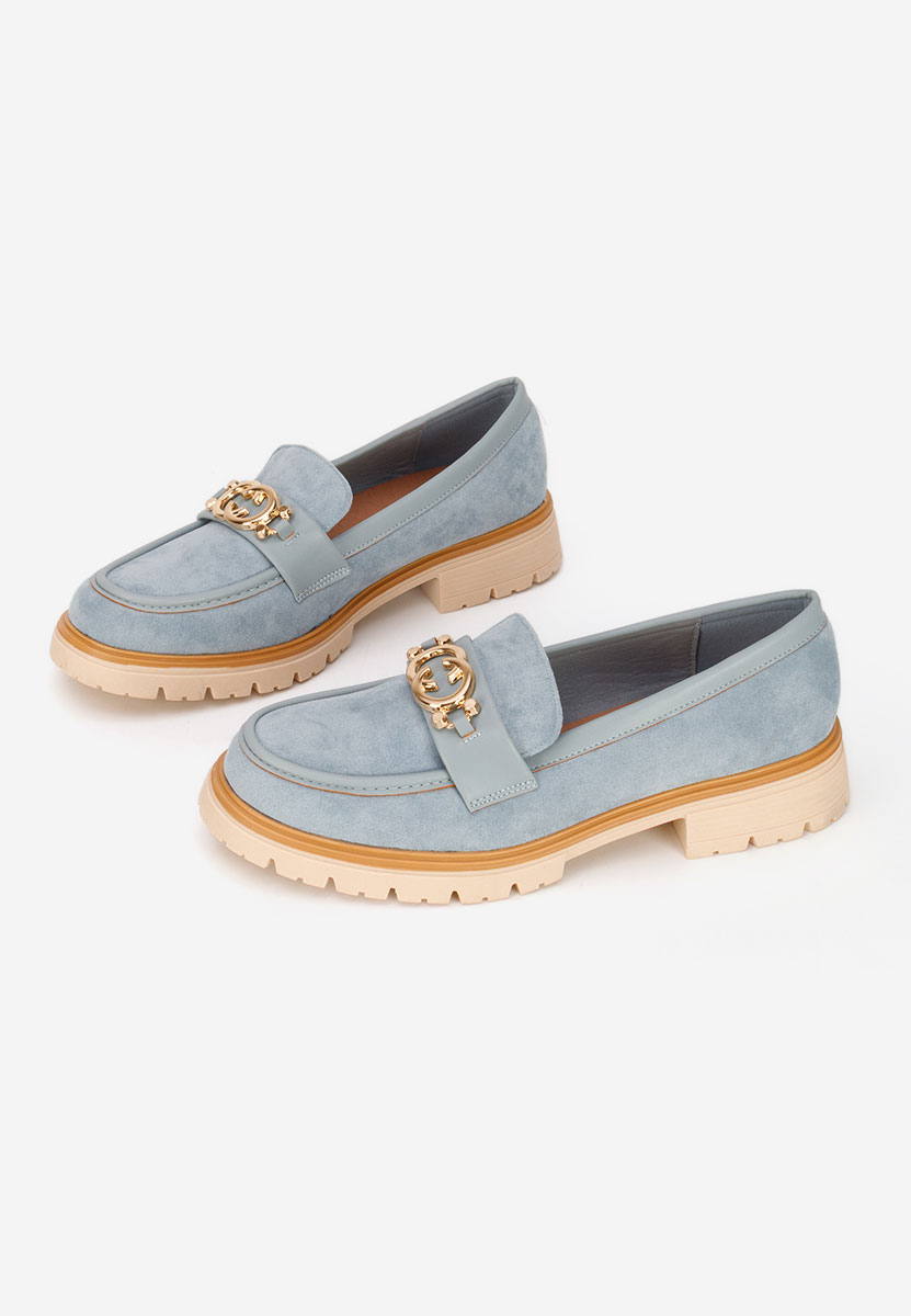 Modré dámske mokasíny Lenisia
