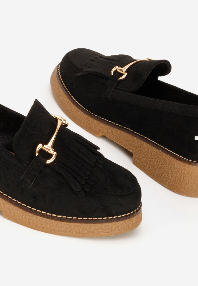 Čierne mokasíny dámske Kemily