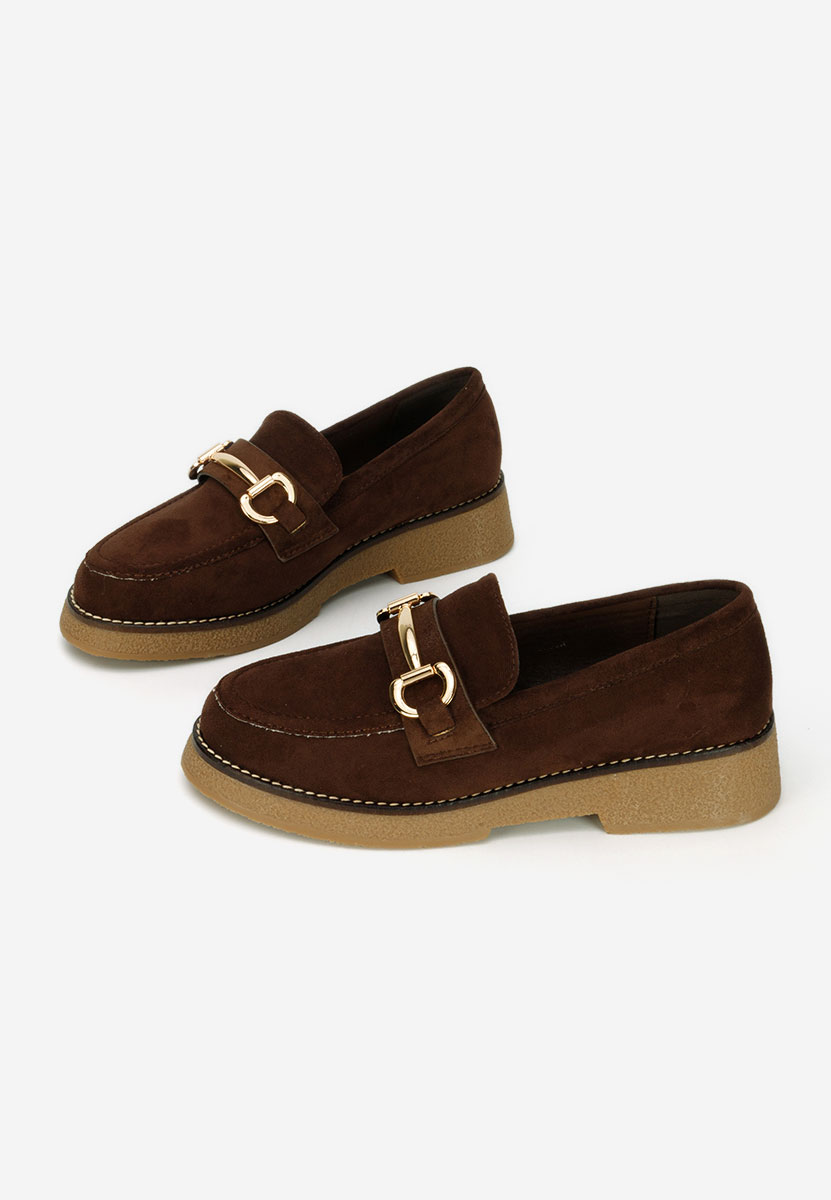 Hnedé mokasíny dámske Ylenia