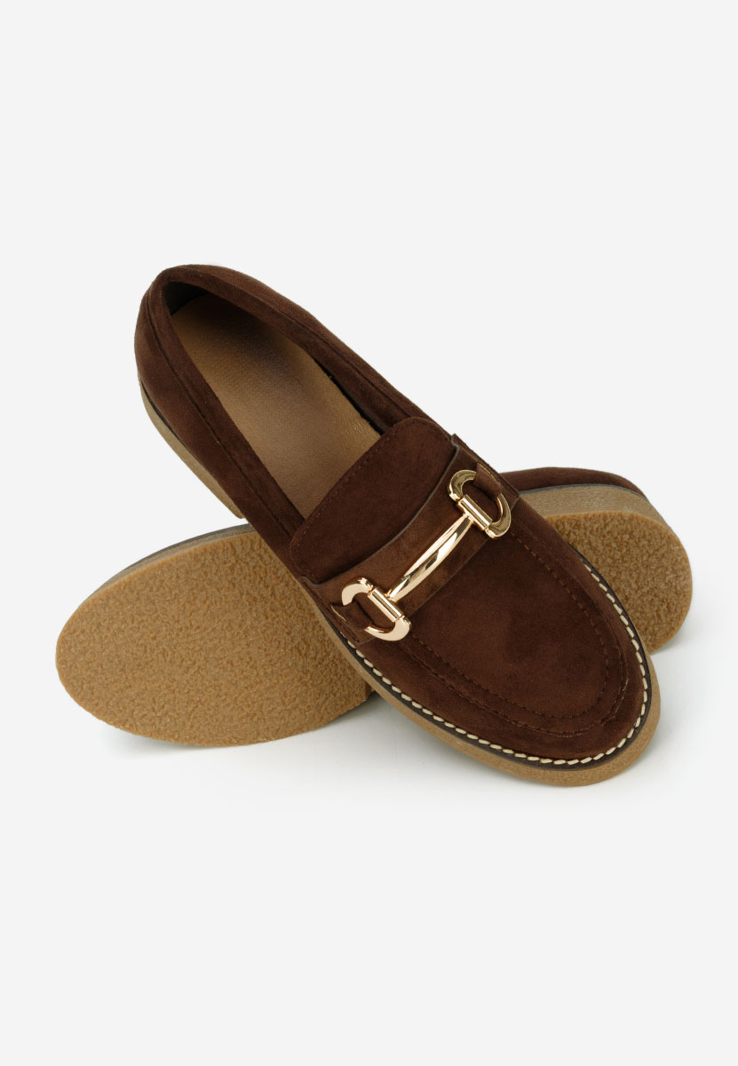 Hnedé mokasíny dámske Ylenia