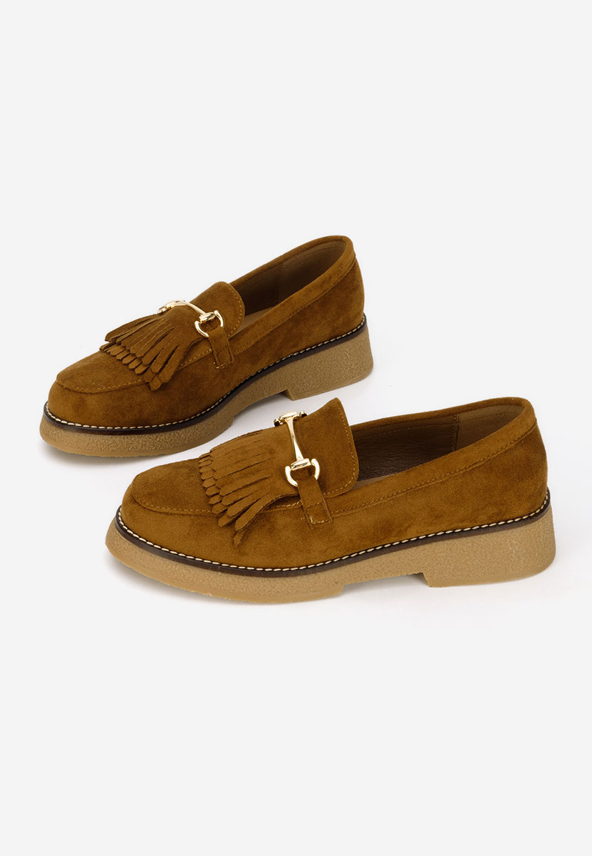 Hnedé mokasíny dámske Kemily V2