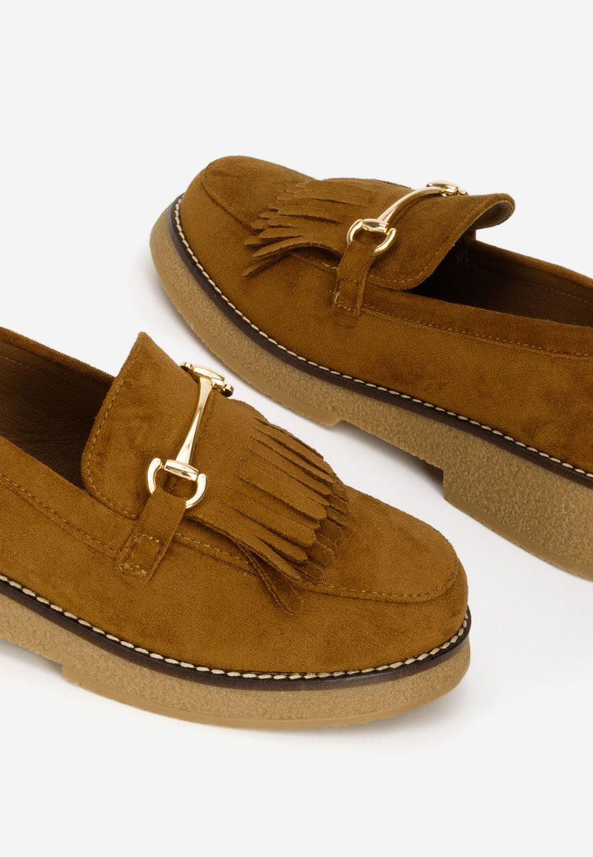 Hnedé mokasíny dámske Kemily V2