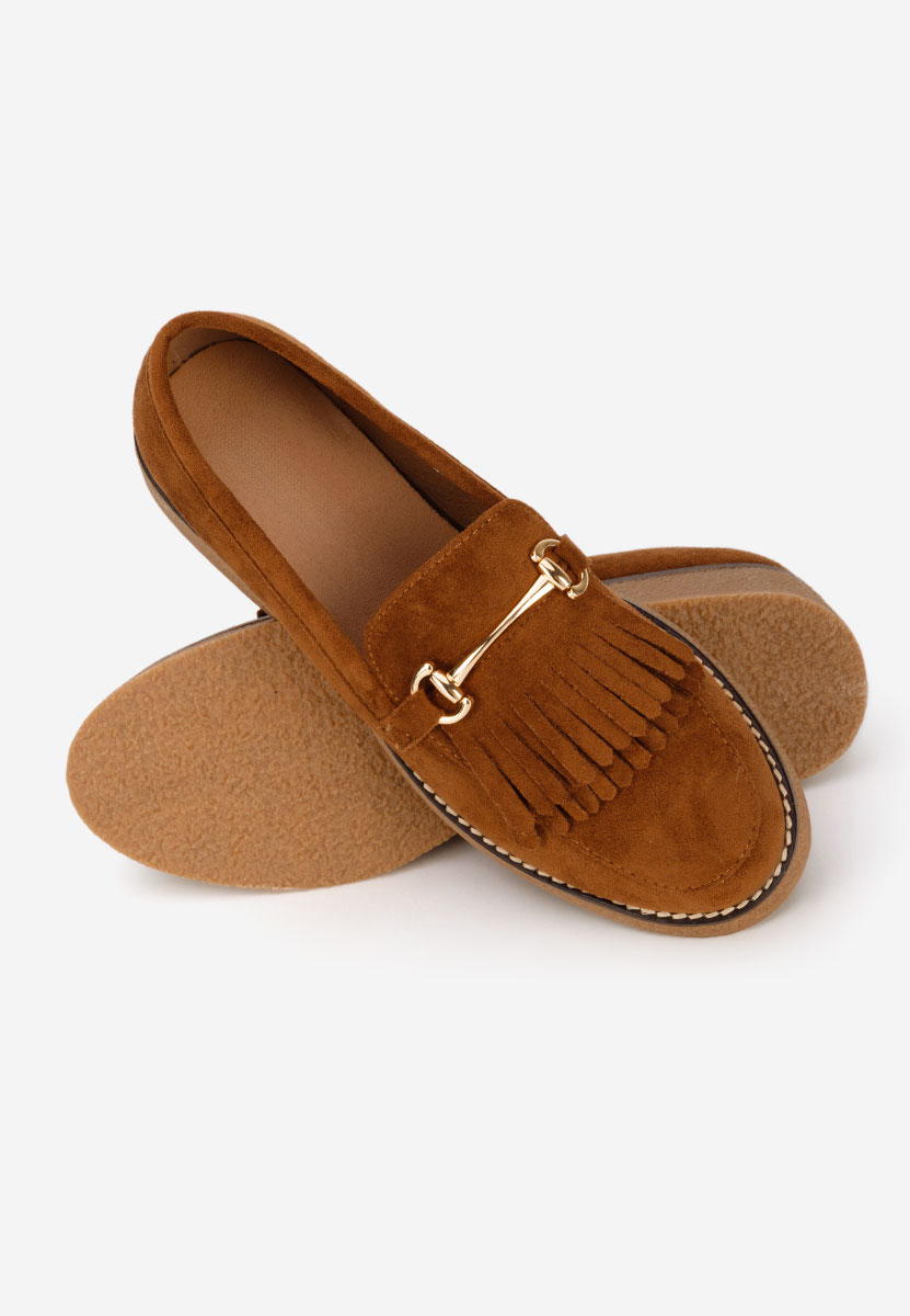 Hnedé mokasíny dámske Kemily V2