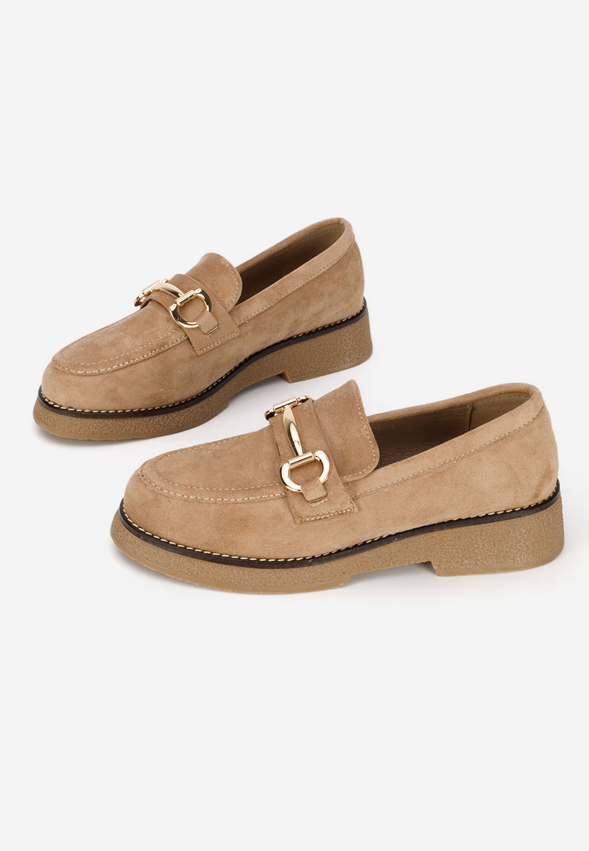 Khaki mokasíny dámske Ylenia