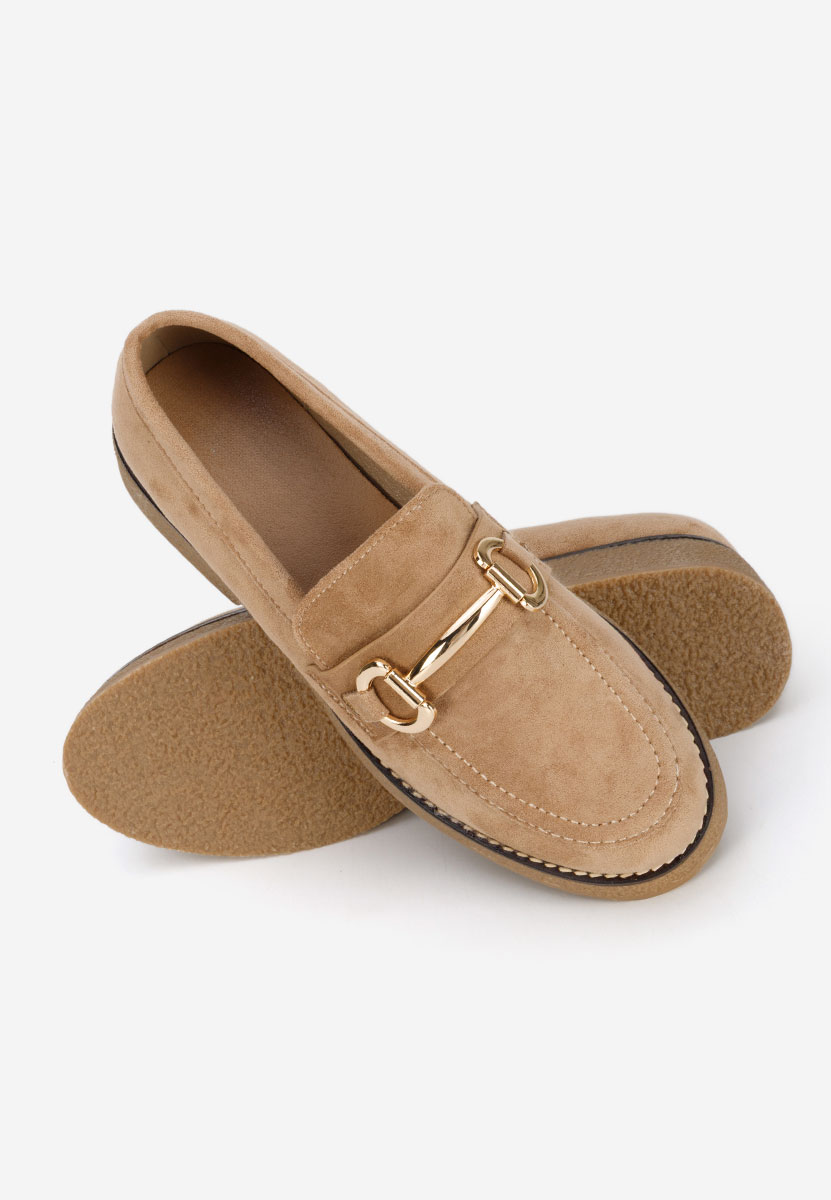 Khaki mokasíny dámske Ylenia