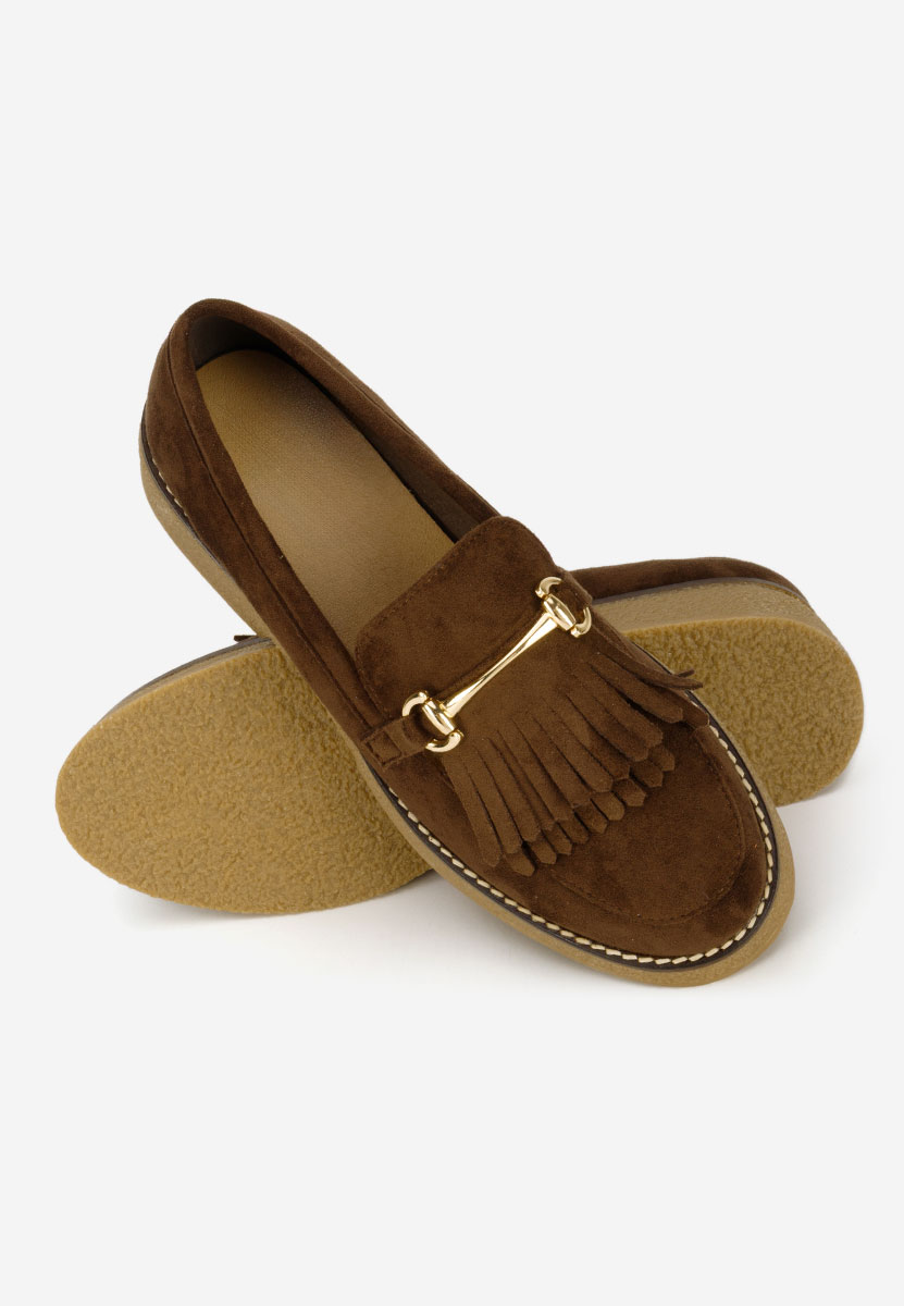 Hnedé mokasíny dámske Kemily