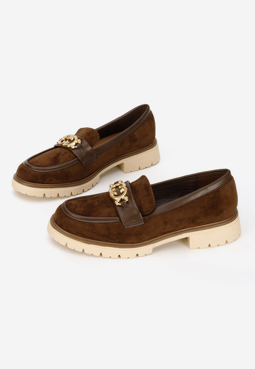 Hnedé dámske mokasíny Lenisia