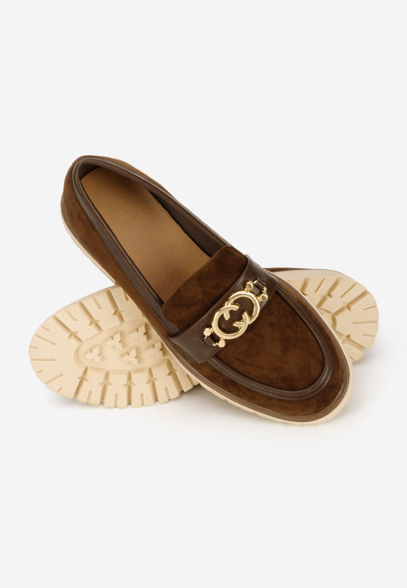 Hnedé dámske mokasíny Lenisia