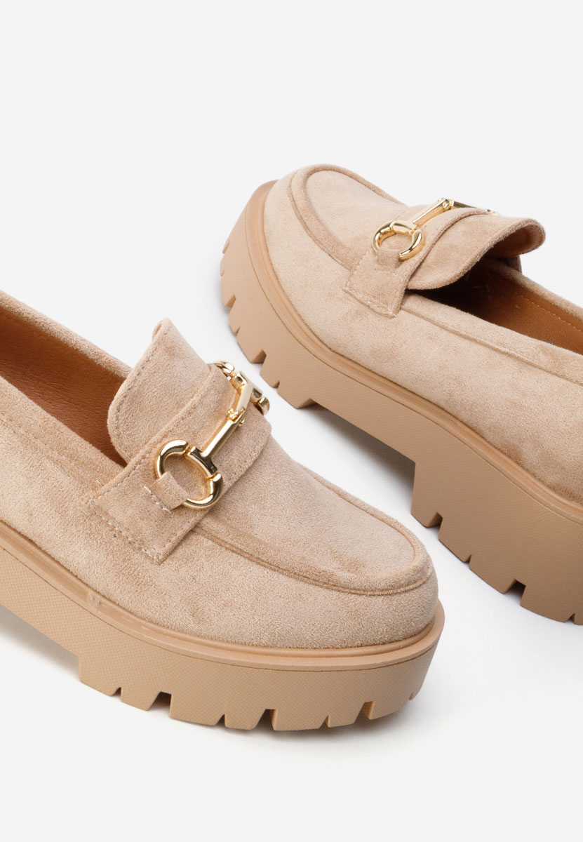 Béžové mokasíny dámske Belvina