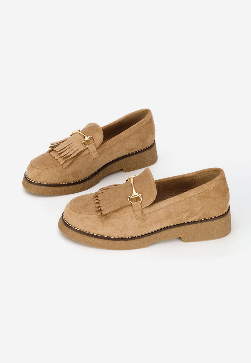 Khaki mokasíny dámske Kemily