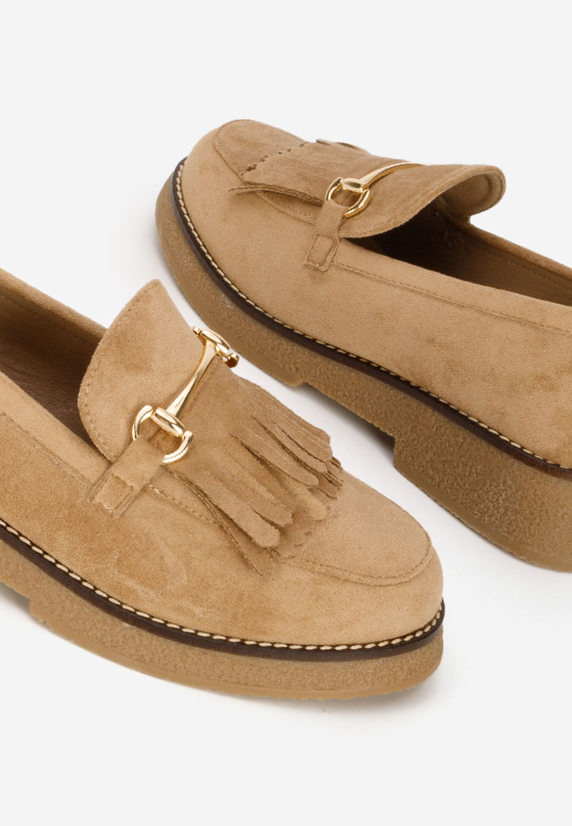 Khaki mokasíny dámske Kemily