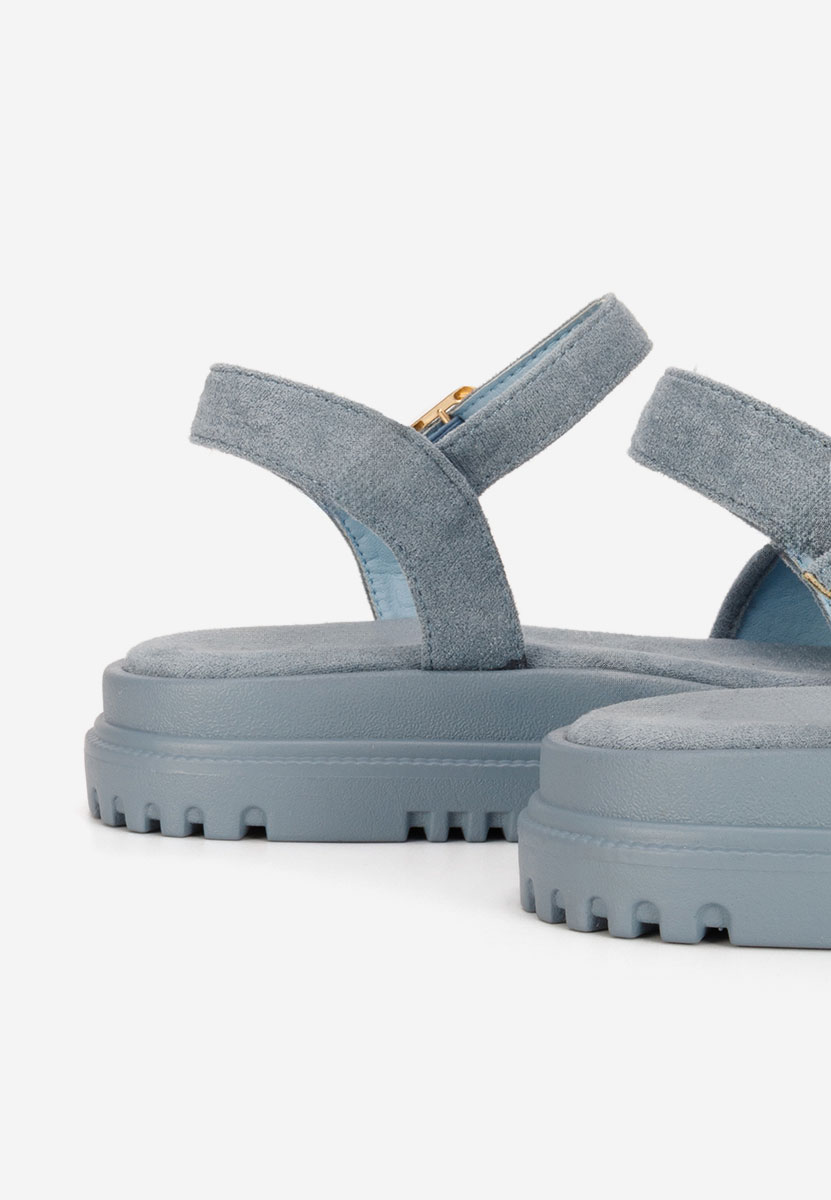 Modré sandále na platforme Donetia