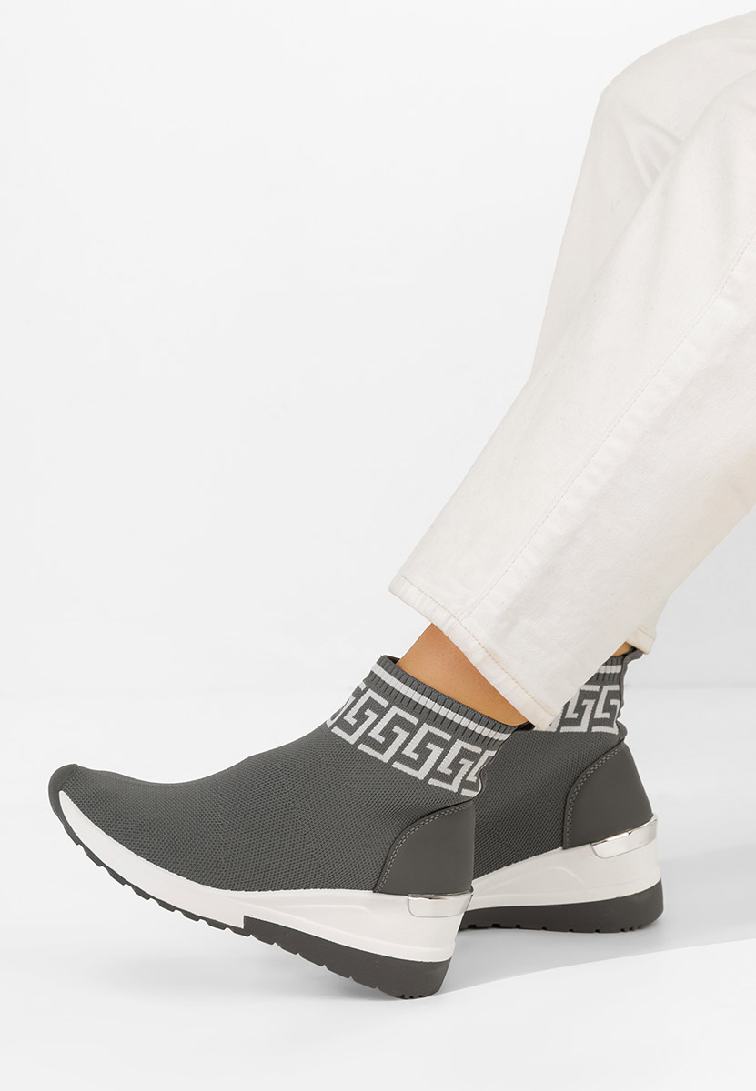 E-shop Sivé dámske sneakersy Ofelina