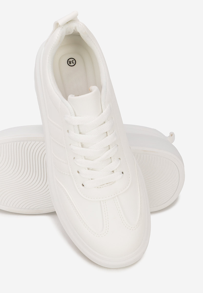 Biele tenisky na platforme Semana