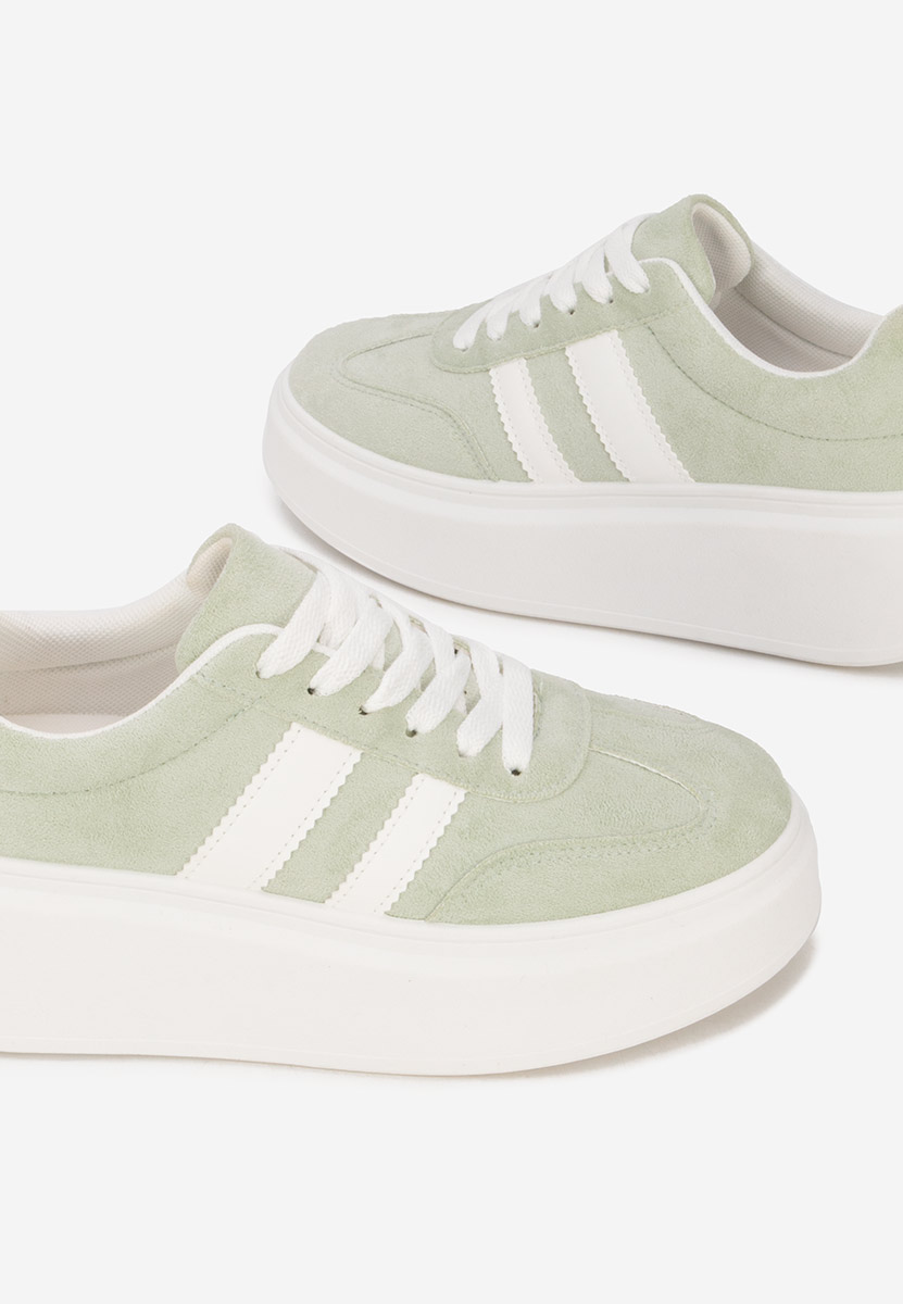 Zelené tenisky na platforme Semana