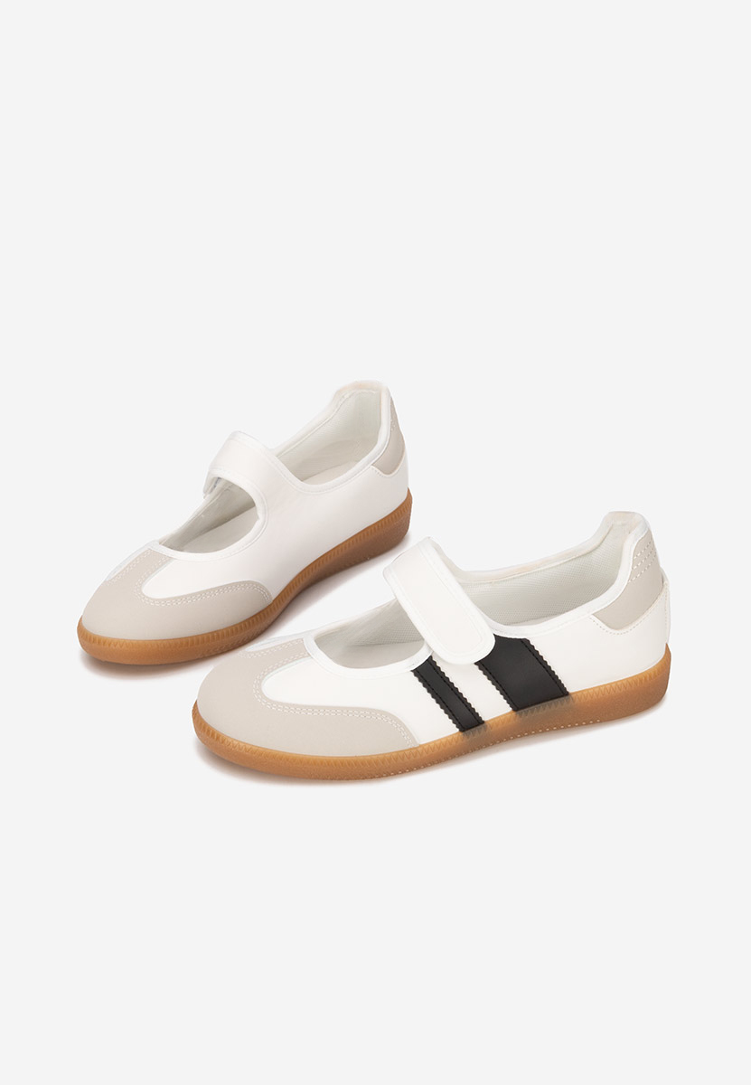 Biele sportove balerinky Elisio