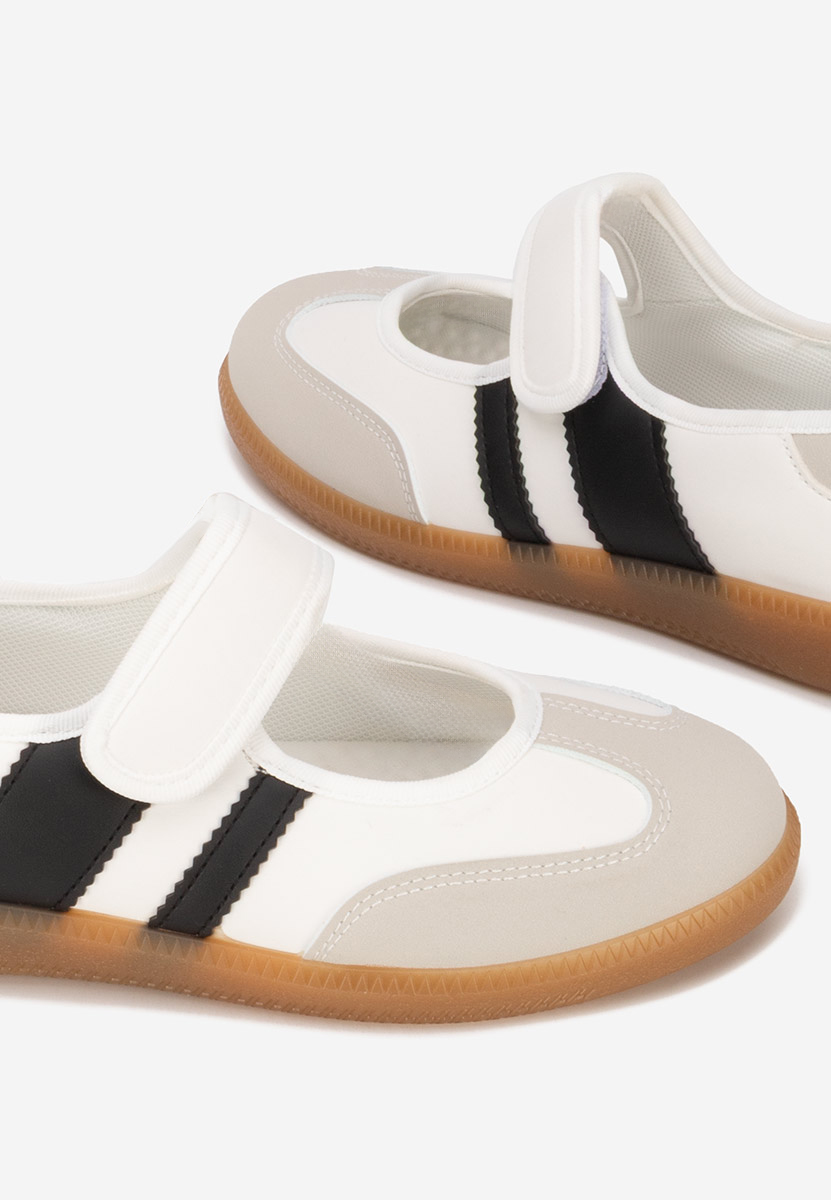 Biele sportove balerinky Elisio