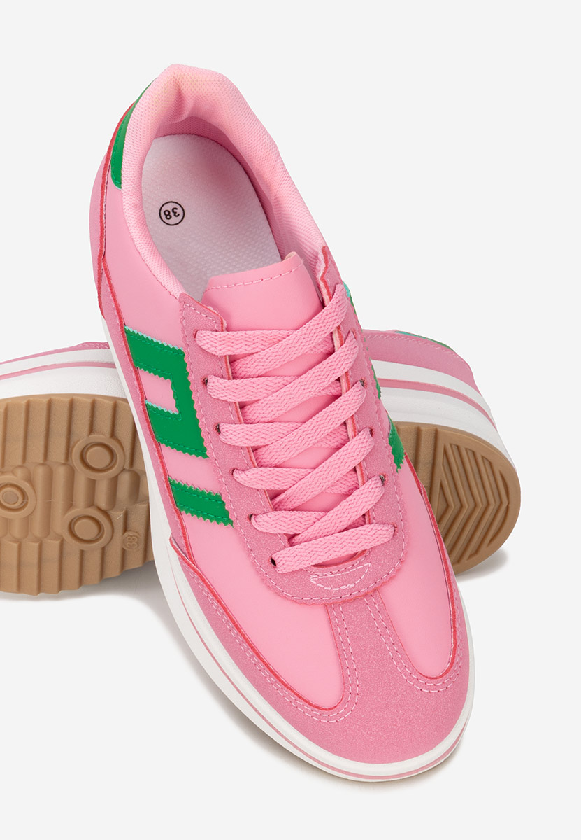 Fuchsiové tenisky na platforme Jesie