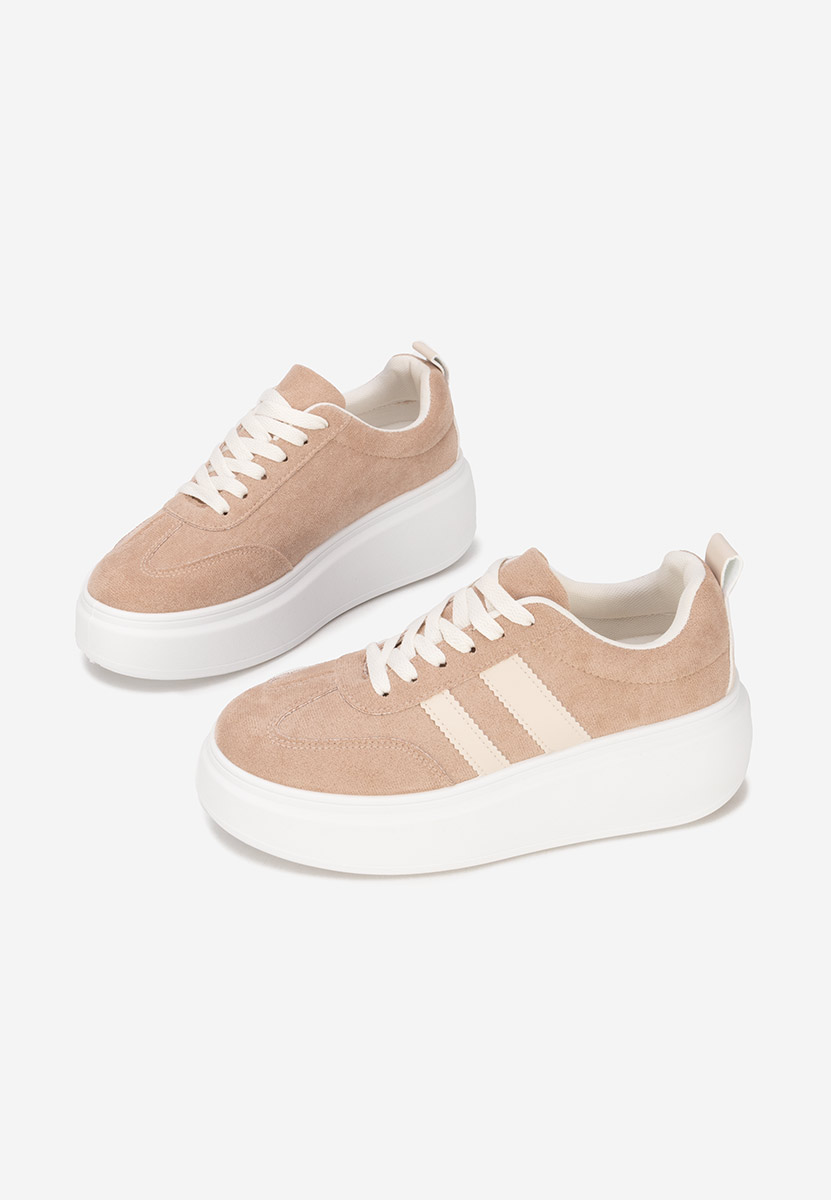 Khaki tenisky na platforme Semana