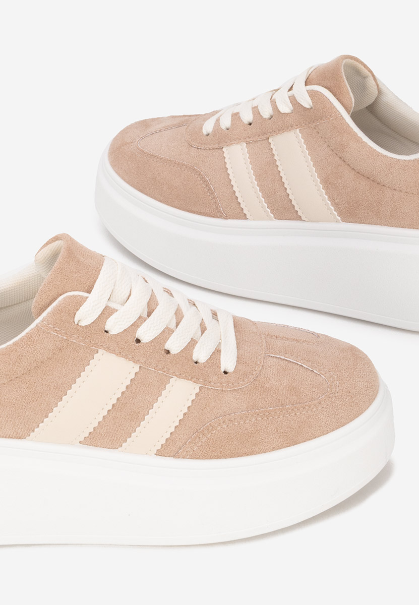 Khaki tenisky na platforme Semana