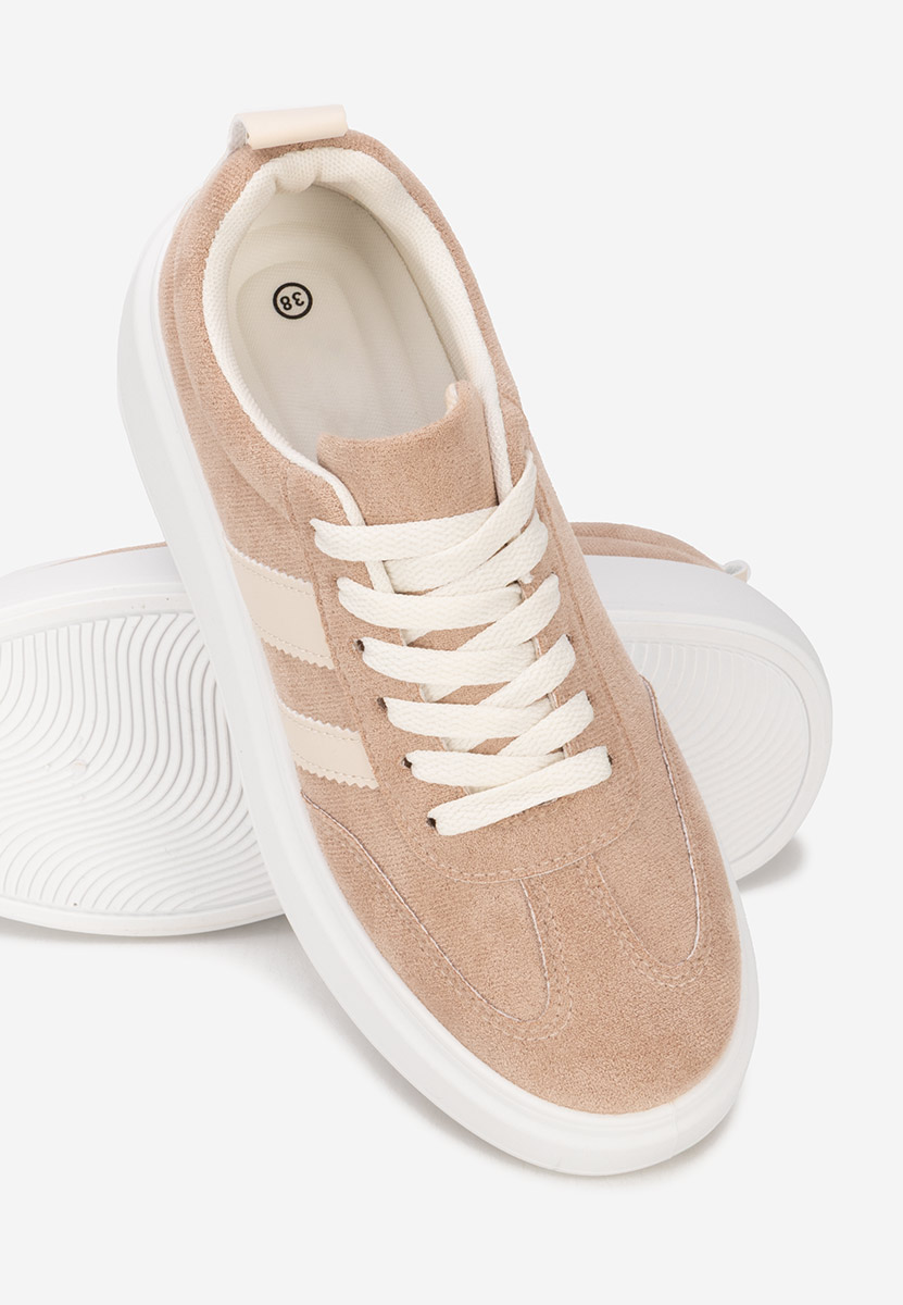 Khaki tenisky na platforme Semana