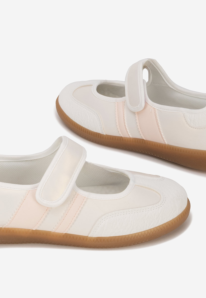 Biele sportove balerinky Elisio V2