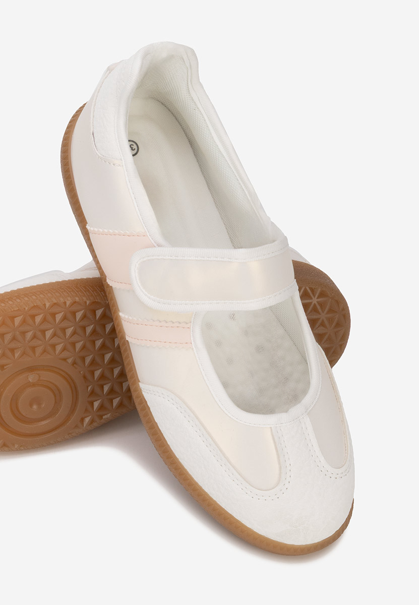 Biele sportove balerinky Elisio V2