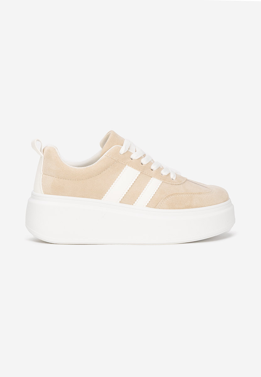 Béžové tenisky na platforme Semana