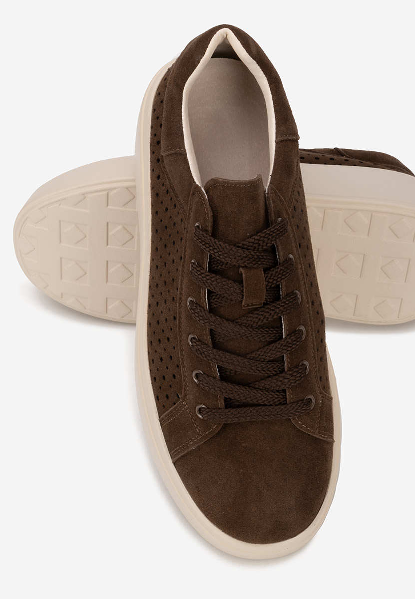 Hnedé tenisky na platforme Siminia