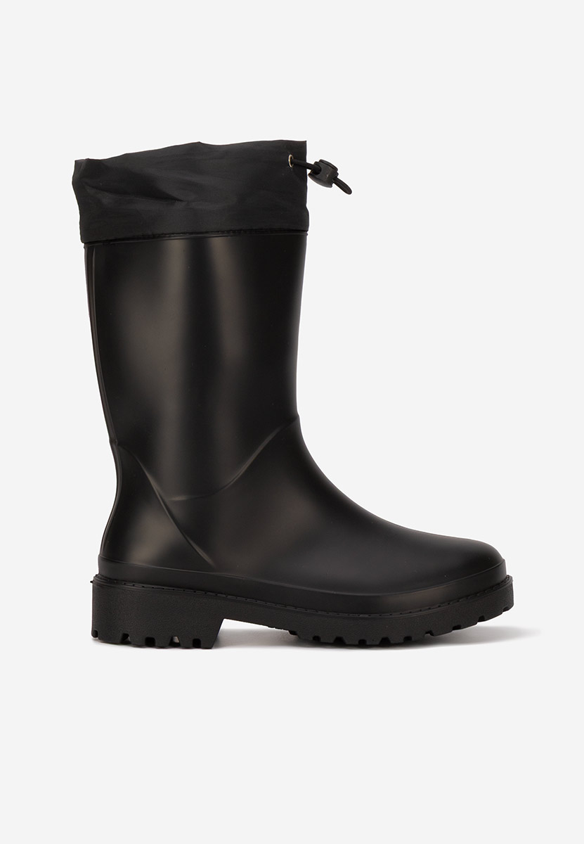 Čierne dámske gumáky Zunaira