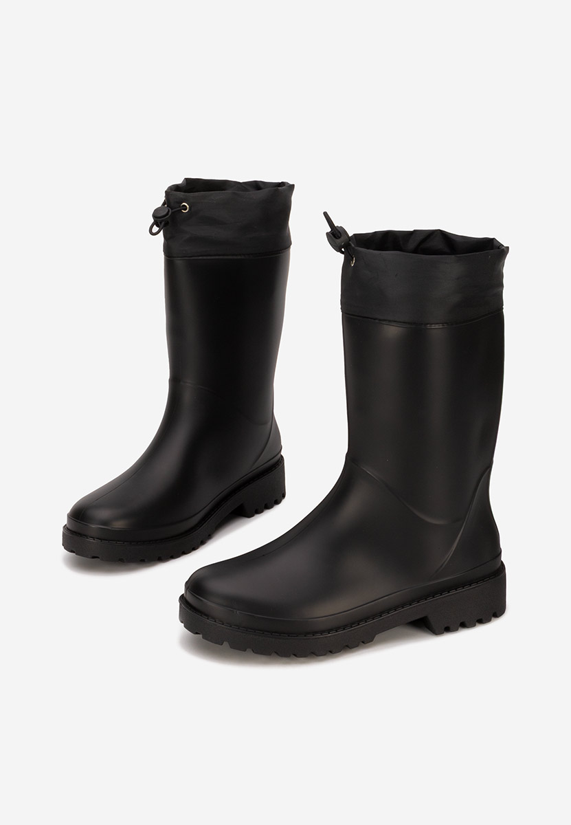 Čierne dámske gumáky Zunaira