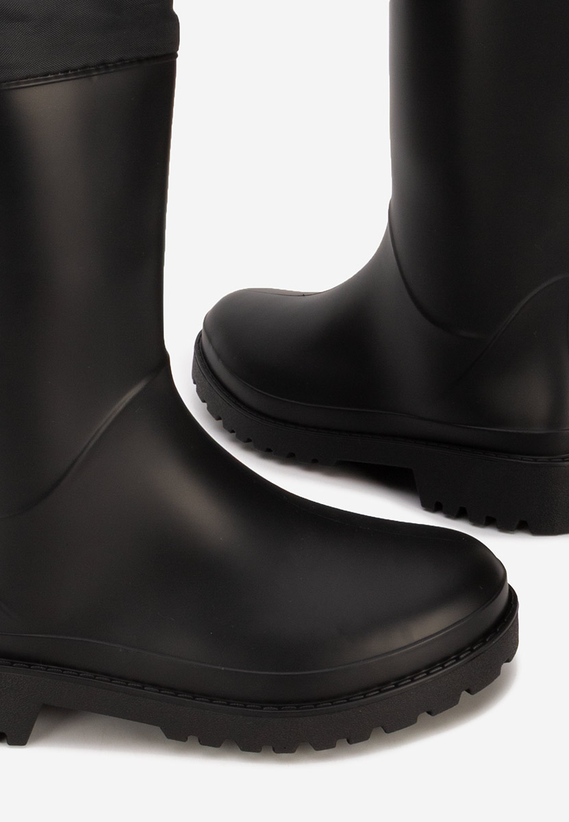 Čierne dámske gumáky Zunaira