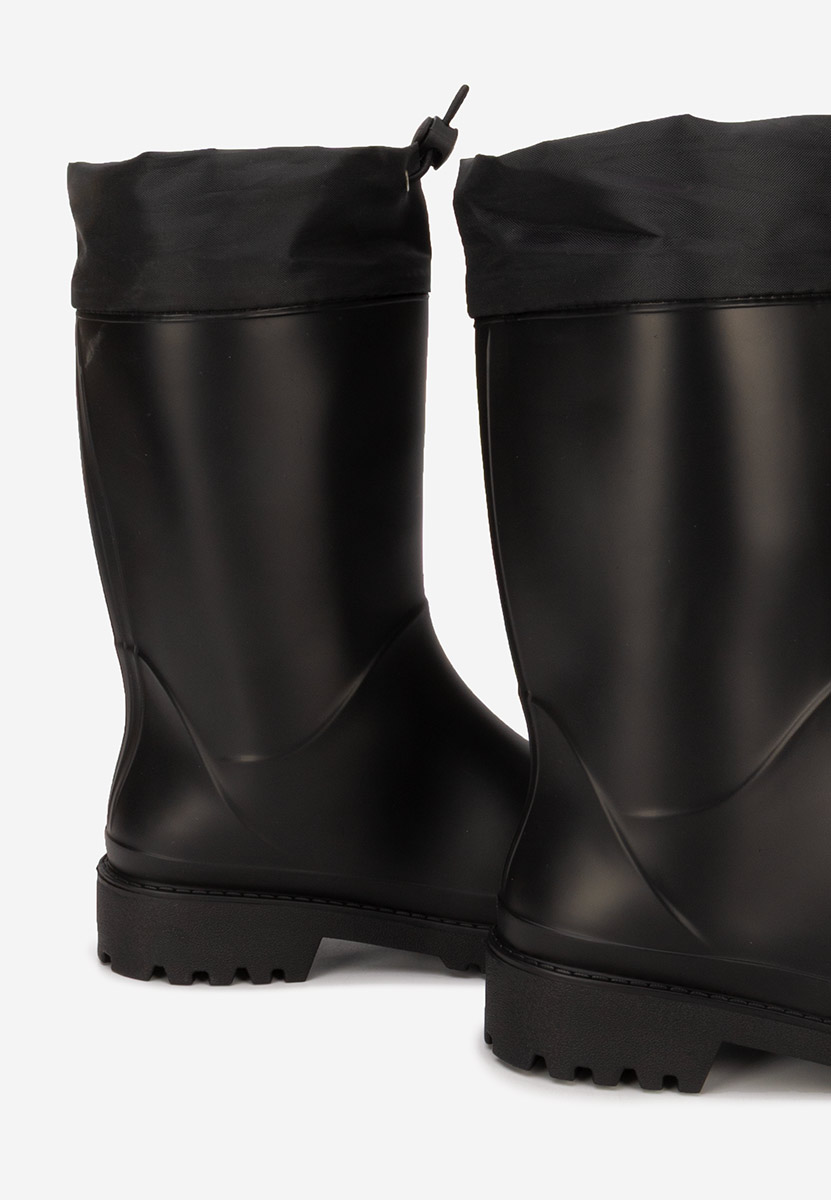 Čierne dámske gumáky Zunaira