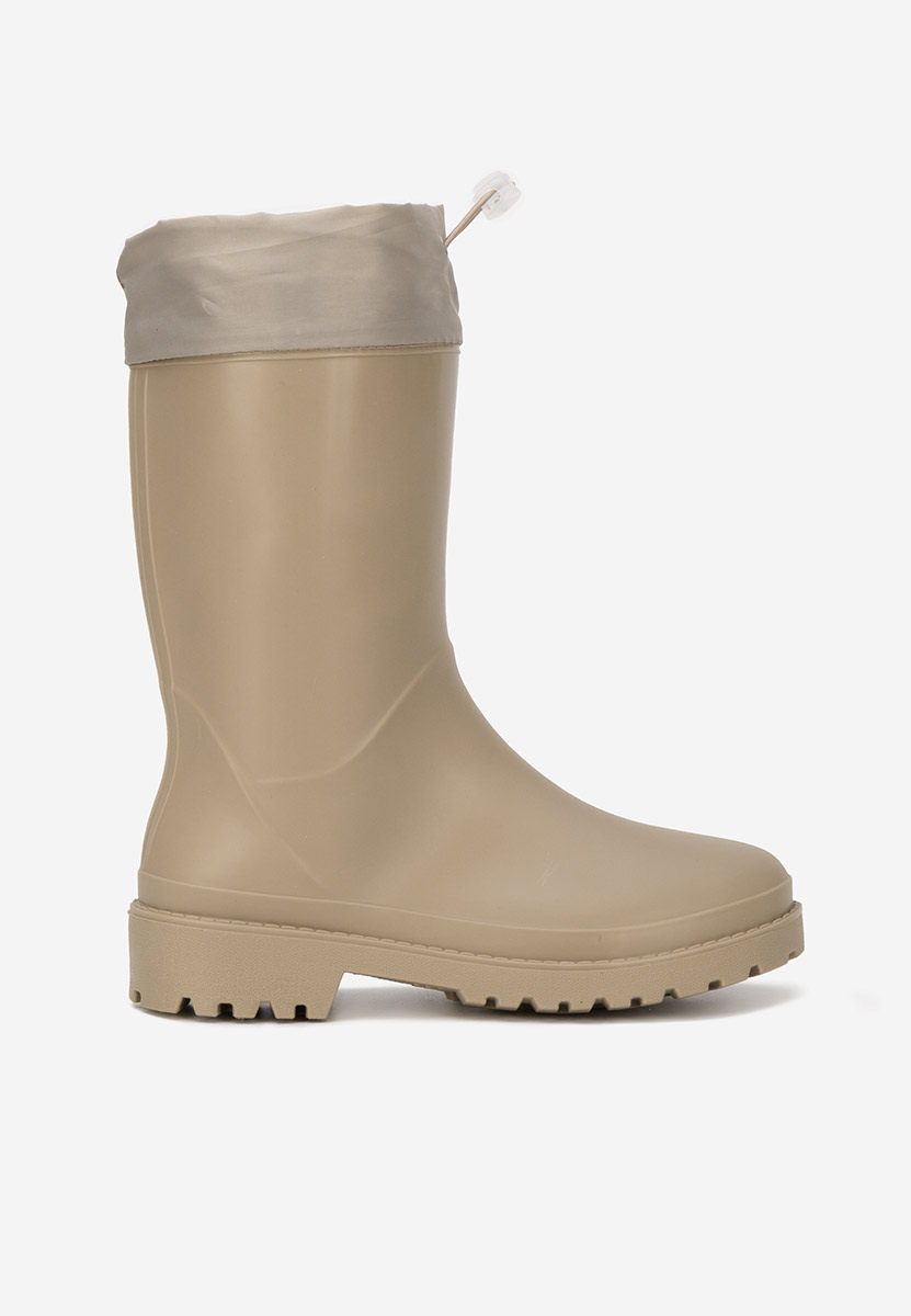 Béžové dámske gumáky Zunaira