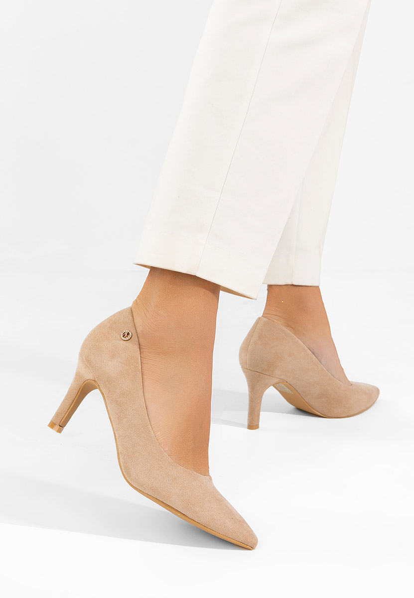 Khaki lodičky Sirinia