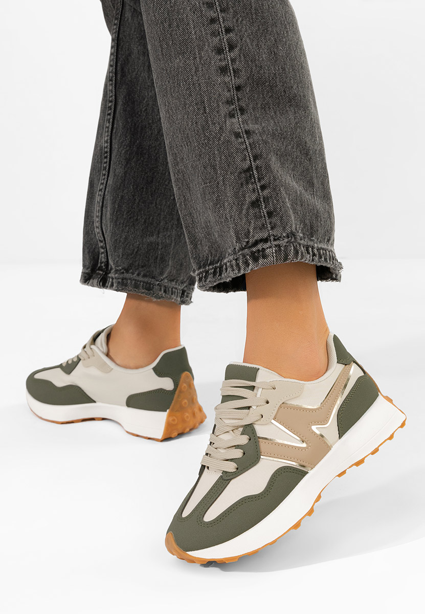 Zelené dámske tenisky Aminay