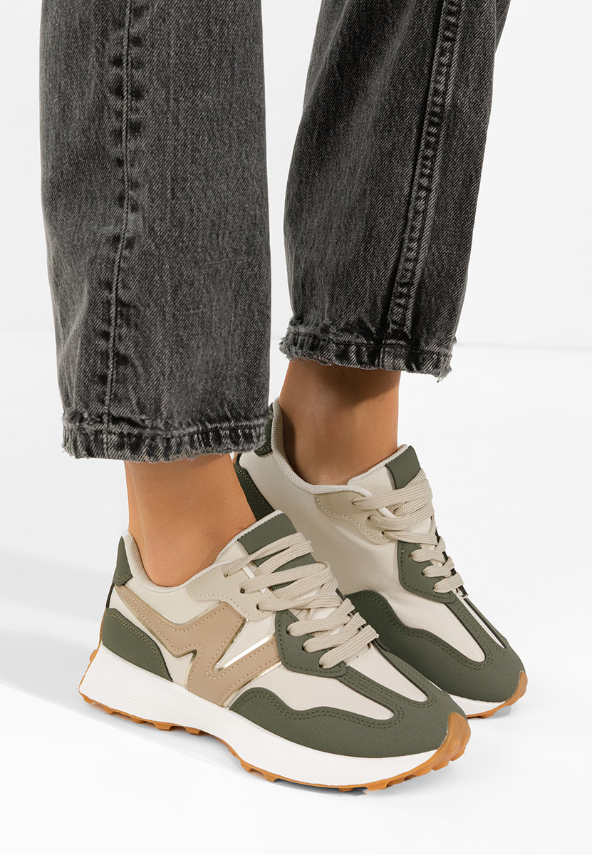 Zelené dámske tenisky Aminay